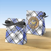 Clan Hannay Crest over Tartan Bedankdoosjes