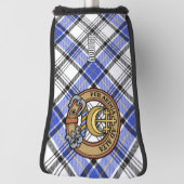 Clan Hannay Crest over Tartan Golfheadcover (Draai 90)