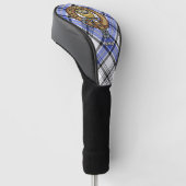 Clan Hannay Crest over Tartan Golfheadcover (Schuin)