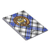 Clan Hannay Crest over Tartan Notitieboek (Rechterzijde)