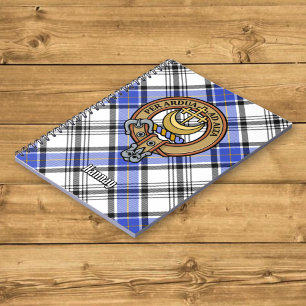 Clan Hannay Crest over Tartan Notitieboek