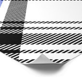 Clan Hannay Crest over Tartan Poster (Hoek)