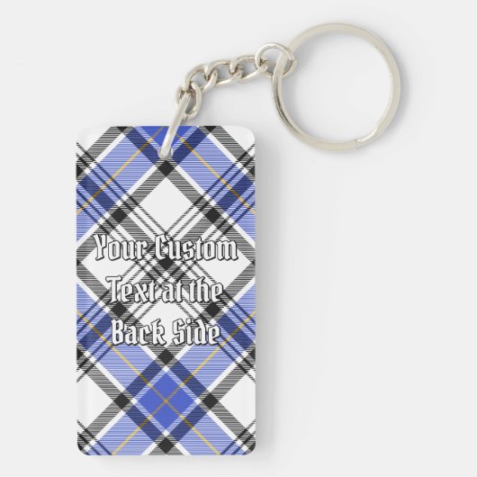 Clan Hannay Crest over Tartan Sleutelhanger (achterkant)