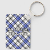 Clan Hannay Crest over Tartan Sleutelhanger (Achterkant)