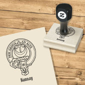 Clan Hannay Crest Rubber Stamp Rubberstempel