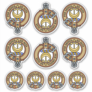 Clan Hannay Crest Sticker Set