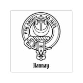 Clan Hannay Crest Zelfinktstempel Zelfinktende Stempel (Design)