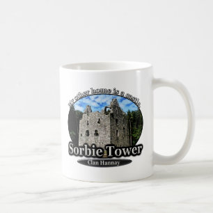 Clan Hannay Sorbie Tower Castle Scotland Koffiemok