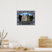 Clan Hannay Sorbie Tower Castle Scotland Poster (Keuken)