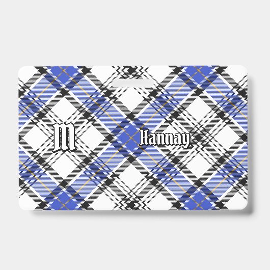 Clan Hannay Tartan Badge (Voorkant)