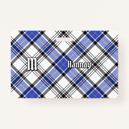 Clan Hannay Tartan Badge (Voorkant)