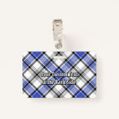 Clan Hannay Tartan Badge (Achterkant met clip)