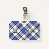 Clan Hannay Tartan Badge (Voorkant met clip)