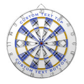 Clan Hannay Tartan Dartbord (Voorkant)