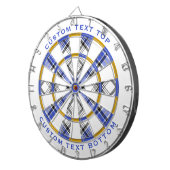 Clan Hannay Tartan Dartbord (Voorkant Rechts)