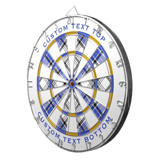 Clan Hannay Tartan Dartbord (Voorkant Rechts)