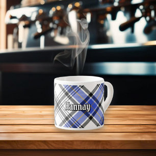 Clan Hannay Tartan Espresso Kop