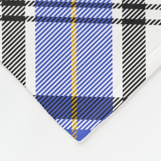 Clan Hannay Tartan Fleece Deken (Hoek)