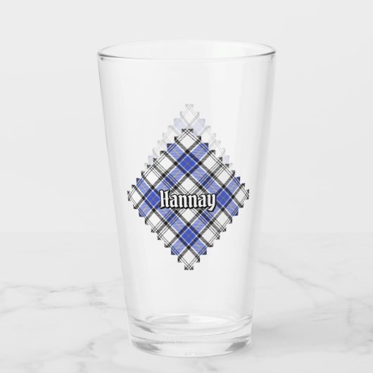 Clan Hannay Tartan Glas (Achterkant)
