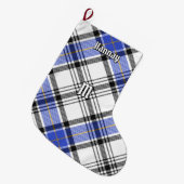 Clan Hannay Tartan Grote Kerstsok (Voorkant (Hangend))