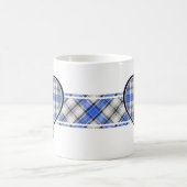 Clan Hannay Tartan Heart Koffiemok (Center)