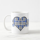 Clan Hannay Tartan Heart Koffiemok (Links)