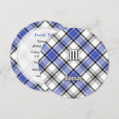 Clan Hannay Tartan Kaart (Voorkant / Achterkant)