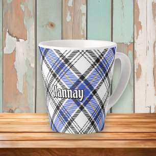 Clan Hannay Tartan Latte Mok