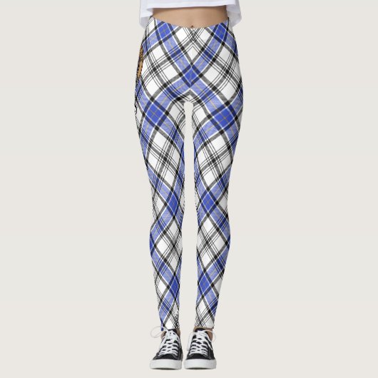 Clan Hannay Tartan Leggings (Voorkant)