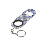 Clan Hannay Tartan Mini Flessenopener (Achterkant Gekanteld)