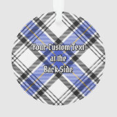 Clan Hannay Tartan Ornament (achterkant)