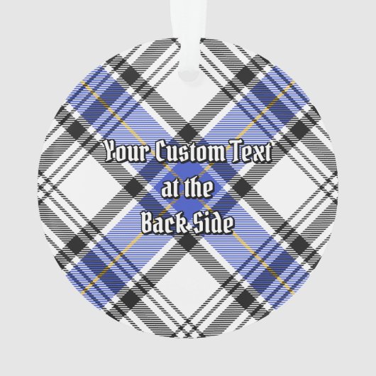 Clan Hannay Tartan Ornament (achterkant)