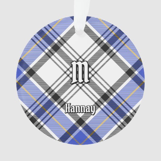 Clan Hannay Tartan Ornament (voorkant)