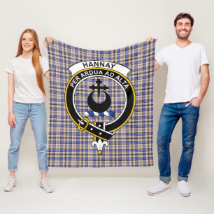 Clan Hannay Tartan Pset Fleece Deken
