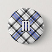 Clan Hannay Tartan Ronde Button 5,7 Cm (Voorkant)