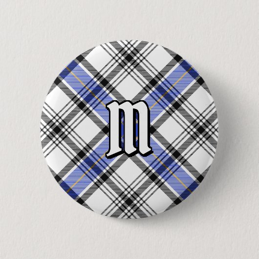 Clan Hannay Tartan Ronde Button 5,7 Cm (Voorkant)