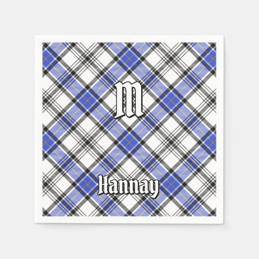 Clan Hannay Tartan Servet (Voorkant)