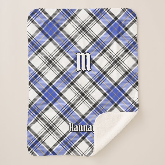 Clan Hannay Tartan Sherpa Deken (Voorkant)