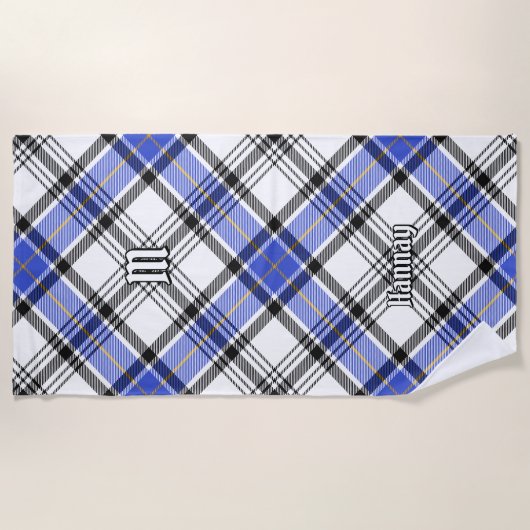 Clan Hannay Tartan Strandlaken (Voorkant)