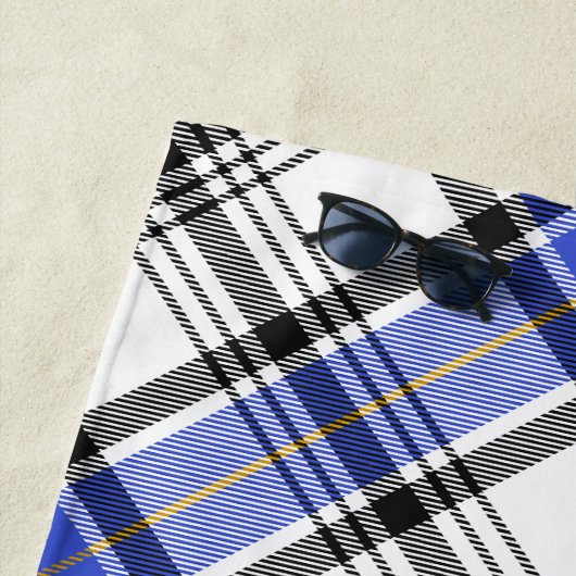 Clan Hannay Tartan Strandlaken (In situ)