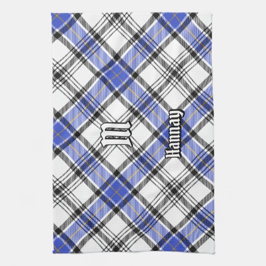 Clan Hannay Tartan Theedoek (Verticaal)