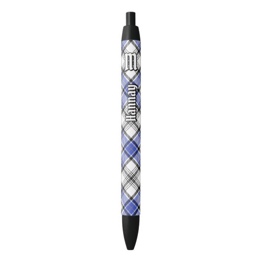 Clan Hannay Tartan Zwarte Inkt Pen (Voorkant Verticaal)