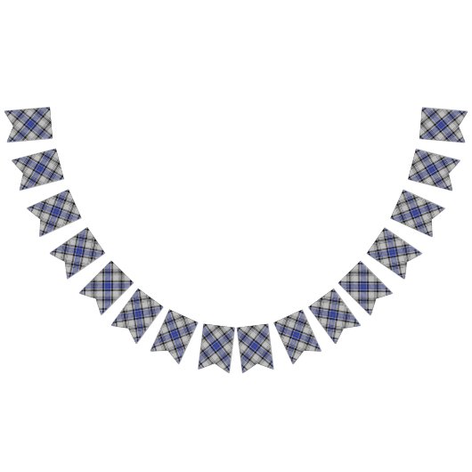 Clan Hannay White en Blue Tartan Vlaggetjes (Alle)