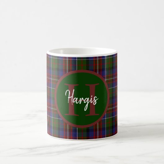 Clan Hargis Monogrammed Koffiemok (Center)