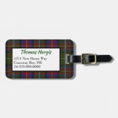 Clan Hargis Tartan Plaid Bagagelabel (Voorkant horizontaal)