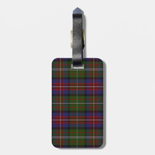 Clan Hargis Tartan Plaid Bagagelabel (Achterkant verticaal)