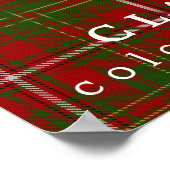 Clan Hay Colors of Scotland Tartan Poster (Hoek)