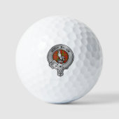 Clan Hay Crest & Tartan Golfballen (Voorkant)