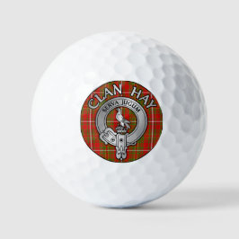 Clan Hay Crest & Tartan Golfballen