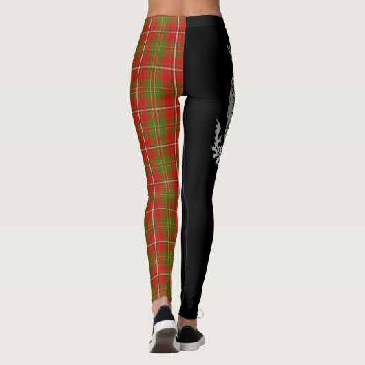 Clan Hay Crest & Tartan Leggings (Achterkant)